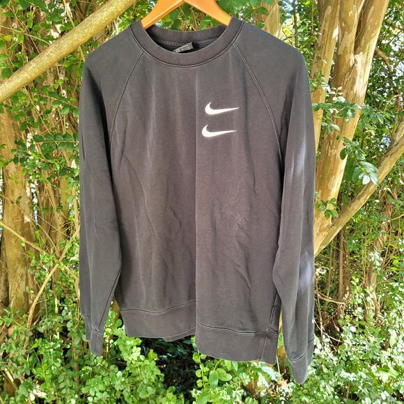 Nike International Double Swoosh Crewneck Sweatshirt - Picture 8 of 11